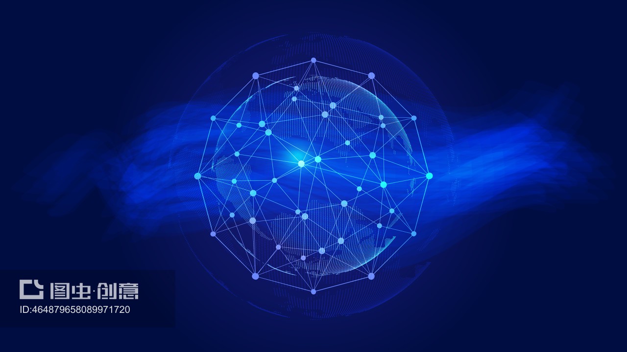 数码地球 深蓝世界中的点线链接与科技未来